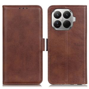 Xiaomi 17T Pro Lompakkokotelo PU nahka - Ruskea