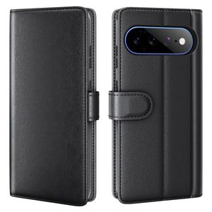 Google Pixel 11 Pro XL Lommeboketui Ekte Skinn – Svart
