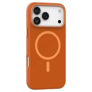 MUTURAL iPhone 18 Pro Max/17 Pro Max MagSafe kuori silikonista - Oranssi