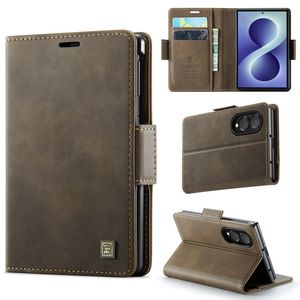 AUTSPACE Samsung Galaxy Z Fold8 Lompakkokotelo PU-nahka RFID-suojattu - Tummanruskea