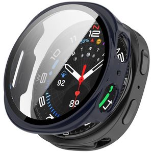 Samsung Galaxy Watch9 40mm Deksel med skjermbeskytter i glass - Blå