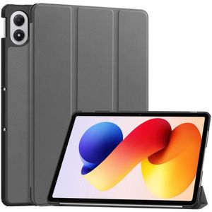 Xiaomi Poco Pad M1/Redmi Pad 2 Pro Etui Støtsikker PU-lær - Grå