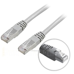 Netzwerkkabel/Patchkabel CAT 6 UTP, 10 m, grau