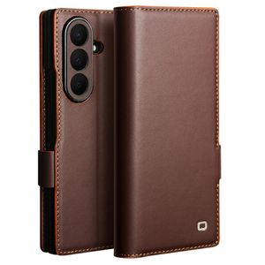 QIALINO Samsung Galaxy Z Fold8 Ultra Flip cover i ægte læder - Brun