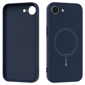 iPhone 16e MagSafe-kompatibelt Skal Liquid Silicone – Mörkblå