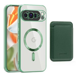 Google Pixel 10 Pro XL Skal med plånbok - Grön