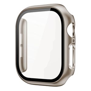 Apple Watch Series 11/10 46 mm deksel med skjermbeskytter herdet glass – grå
