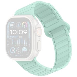 Apple Watch 49/46/44/42mm Klockarmband i Silikon Magnetisk Loop - Mint