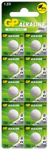 GP Alkaline-Knopfzellen LR54/189, 10er-Packung