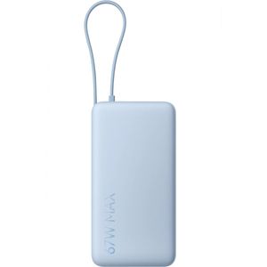 Xiaomi varavirtalähde 20000mAh 67W QC+PD USB-C-kaapelilla – Vaaleansininen