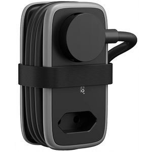 Orico APP-strømskinne 2x strømuttak / 2x USB-A / 1x USB-C 15,5W - svart/grå